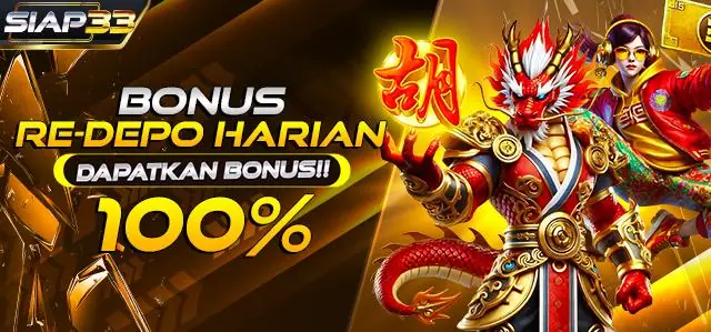 BONUS REDEPO HARIAN 100%