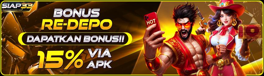 BONUS DEPO VIA APK 15%